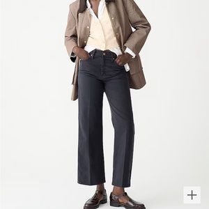 NWT J Crew slim wide leg jean. Super versatile and very figure flattering.
